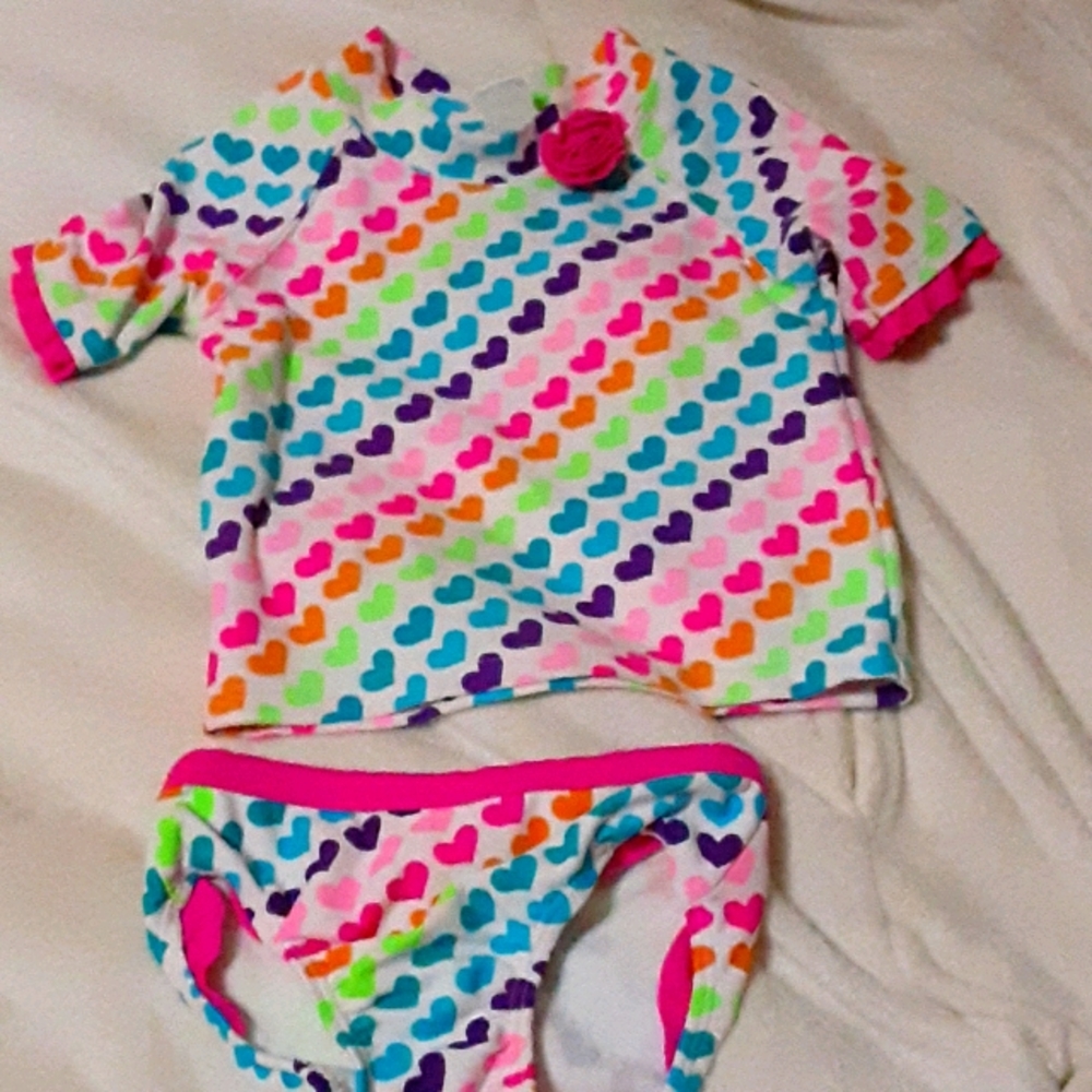 2 piece skin guard swimsuit